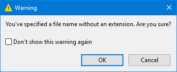 Warning No File Extension for Export.png